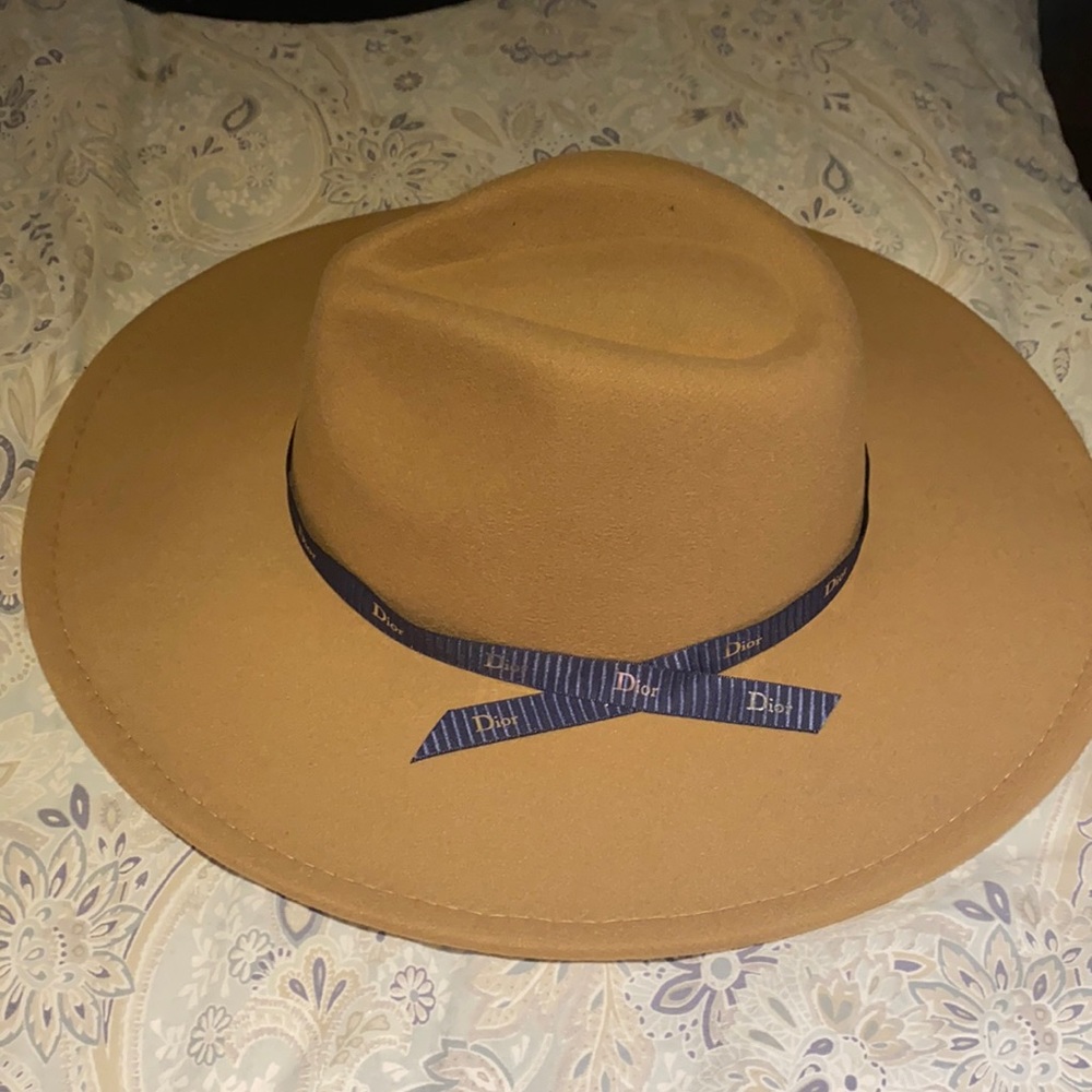 Fedora with Dior Ribbon